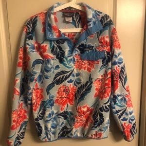 Patagonia Synchilla Snap T Floral Pattern medium